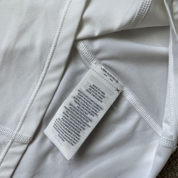 RLX Ralph Lauren 1/4 Zip Pullover Womens Small White Golf Performance Pickleball - Picture 6 of 7